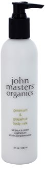 John Masters Organics Geranium & Grapefruit losjon za telo