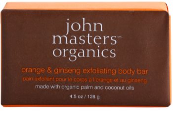 John Masters Organics Orange & Ginseng sapun exfoliant pentru corp