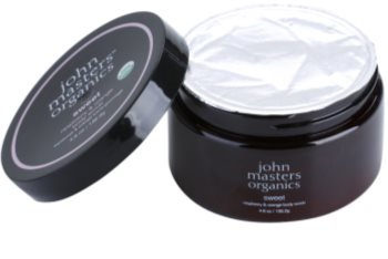John Masters Organics Sweet Raspberry & Orange exfoliant corp pentru piele neteda si delicata