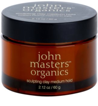 John Masters Organics Sculpting Clay Medium Hold cera modellante fissaggio medio