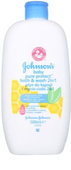 Johnson's Baby Pure Protect gel de duche e banho para crianças