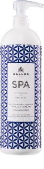 Kallos Spa kremast gel za prhanje in kopel z vlažilnim učinkom