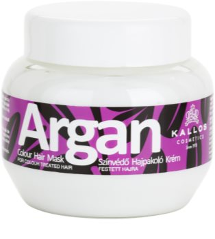 Kallos Argan máscara para cabelo pintado