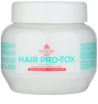 Kallos KJMN Mask for Fine and Damaged Hair With Coconut Oil, Hyaluronic Acid and Collagen
