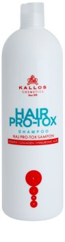 Kallos KJMN champô com queratina para cabelo seco a danificado