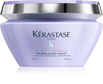 Kérastase Blond Absolu fialová maska pro zesvětlené, melírované studené blond vlasy