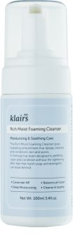 Klairs Rich Moist spuma de curatat cu efect de hidratare