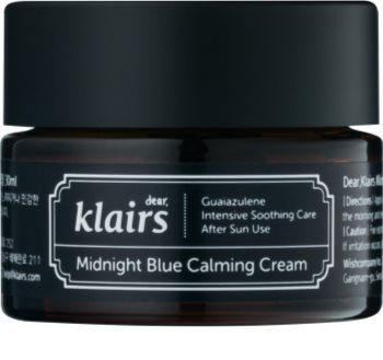 Klairs Midnight Blue zklidňující krém pro citlivou pleť se sklonem ke zčervenání
