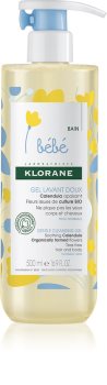 Klorane Bébé Calendula jemný umývací gél pre deti od narodenia