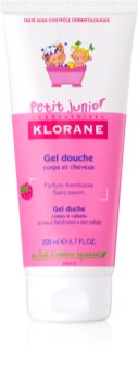 Klorane Junior gel de dus pentru corp si par cu arome de zmeura