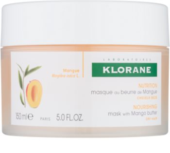 Klorane Mango mascarilla nutritiva para cabello seco y dañado