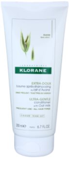 Klorane Oat Milk condicionador suave condicionador suave para fácil penteado de cabelo