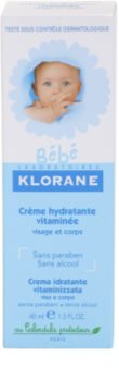 Klorane Bébé vlažilna krema za obraz in telo