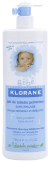 Klorane Bébé leche limpiadora sin aclarado