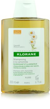Klorane Chamomile champô para cabelo loiro e grisalho
