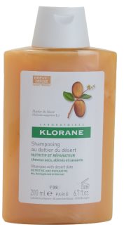 Klorane Desert Date champú para cabello castigado y quebradizo