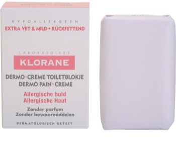 Klorane Dermo Pain Creme savon pour peaux allergiques