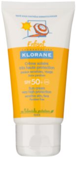 Klorane Kids дитячий крем для засмаги SPF 50+
