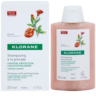Klorane Pomegranate champô para cabelo pintado
