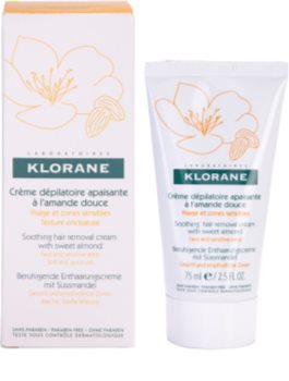 Klorane Hygiene et Soins du Corps creme depilatório calmante para rosto e zonas sensíveis