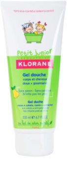 Klorane Junior gel de dus pentru corp si par cu aroma de pere cu arome de pere