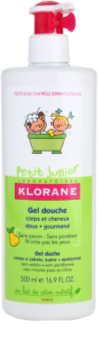 Klorane Junior gel doccia per corpo e capelli con aroma di pera