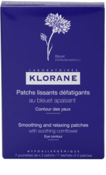 Klorane Cornflower glättende und entspannende Pflaster für die Augenpartien