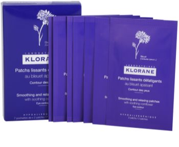 Klorane Chrpa vyhlazující a relaxační náplasti na oční okolí