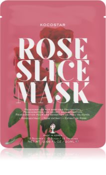 KOCOSTAR Rose Mask Sheet Sheet maska za regeneraciju lica