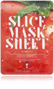 KOCOSTAR Slice Mask Sheet Tomato Brightening and Moisturising Sheet Mask