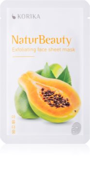 KORIKA NaturBeauty eksfoliacijska maska iz platna