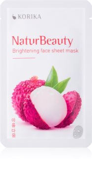 KORIKA NaturBeauty verhelderende sheet mask