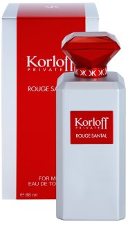 Korloff Private Rouge Santal Eau de Toilette unisex 88 ml