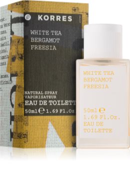 Korres White Tea, Bergamot & Freesia toaletná voda pre ženy 50 ml