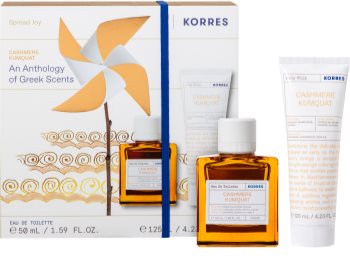 korres cashmere kumquat woda toaletowa 50 ml   zestaw 