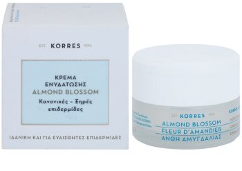 Korres Face Almond Blossom crème hydratante pour peaux normales à sèches