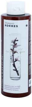 Korres Almond & Linseed Shampoo für trockenes und beschädigtes Haar