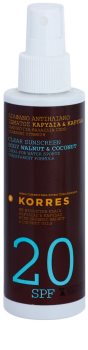 Korres Walnut & Coconut Niet-Vettende Bruinings Emulsie SPF 20