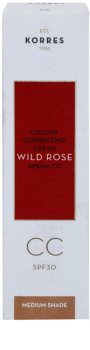 Korres Wild Rose освітлюючий СС крем SPF 30