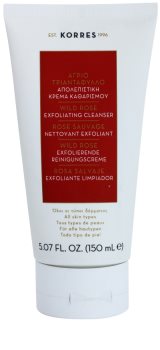 Korres Face Wild Rose exfoliante limpiador suave para iluminar la piel