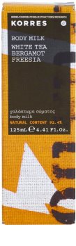 Korres White Tea, Bergamot & Freesia telové mlieko unisex 125 ml