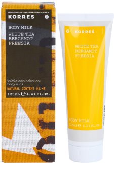 Korres White Tea, Bergamot & Freesia telové mlieko unisex 125 ml