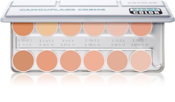 Kryolan Dermacolor Camouflage System paleta 12 korektorů