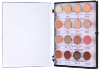 Kryolan Dermacolor Camouflage System mini-paleta corectoare cu textura cremoasa 16 culori
