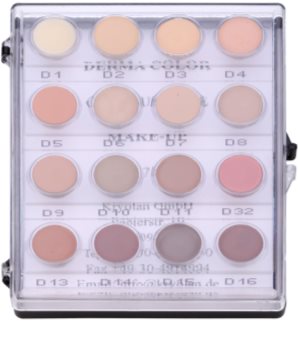 Kryolan Dermacolor Camouflage System mini paleta krémových korektorů s vysokým krytím 16 barev