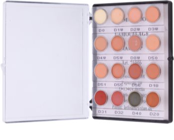 Kryolan Dermacolor Camouflage System mini paleta krémových korektorů s vysokým krytím 16 barev