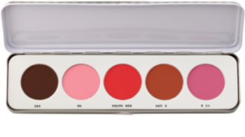 Kryolan Basic Face & Body paleta rdečil 5 barv