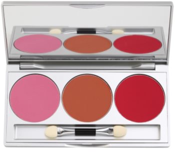 Kryolan Basic Face & Body paleta tvářenek 3 barev