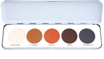 Kryolan Basic Eyes Eyeshadow Palette with 5 Shades