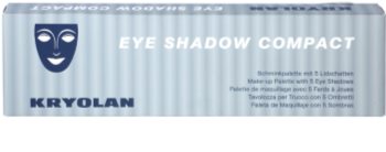 Kryolan Basic Eyes palette de fards à paupières 5 couleurs